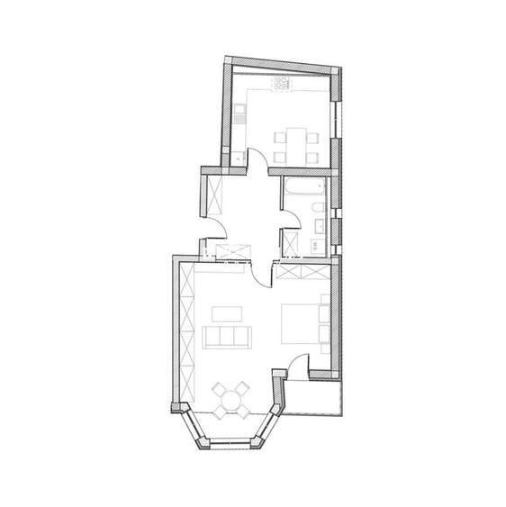 Apartament cu 2 camere în Bunloc