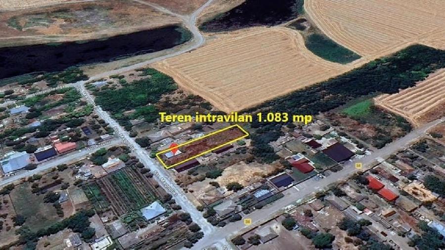 Teren Construcții intravilan de 1083 mp, în Lehliu-Gară