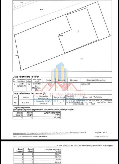 Casă individuală cu 6 camere cu Teren 377 Mp în Buturugeni