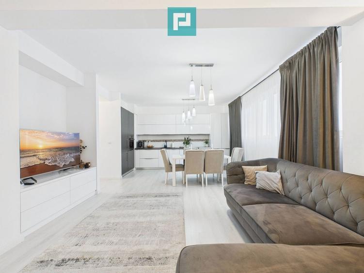 Apartament cu 3 camere semidecomandat, mobilat în UTA
