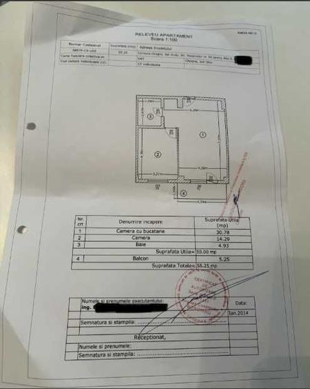 Apartament cu 2 camere decomandat în Chiajna