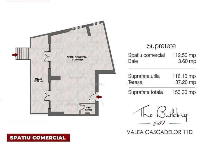 Spațiu comercial, de 206 mp, în Păcii
