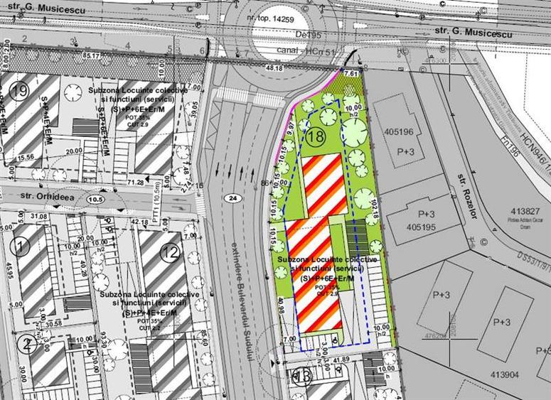 Teren Construcții intravilan de 3744 mp, în Girocului