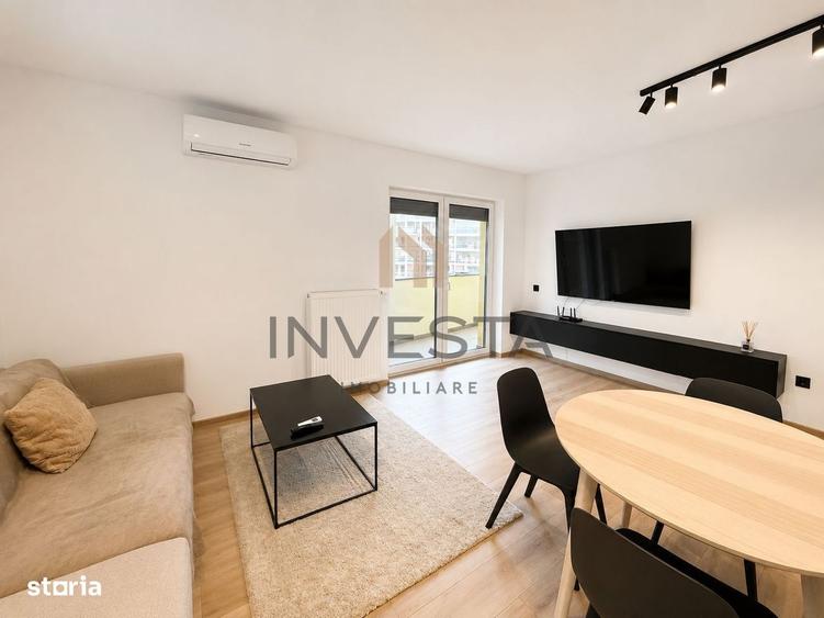 Apartament cu 2 camere semidecomandat, mobilat în Sopor
