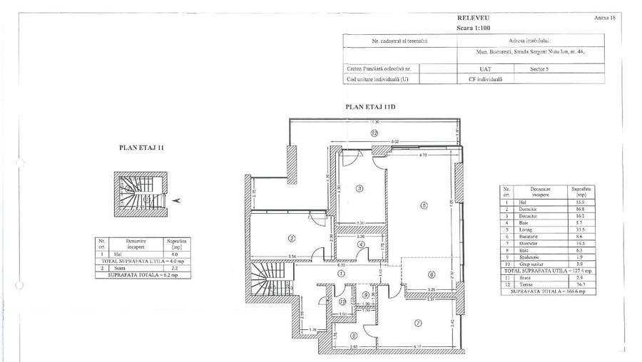 Apartament cu 4 camere semidecomandat în Cotroceni