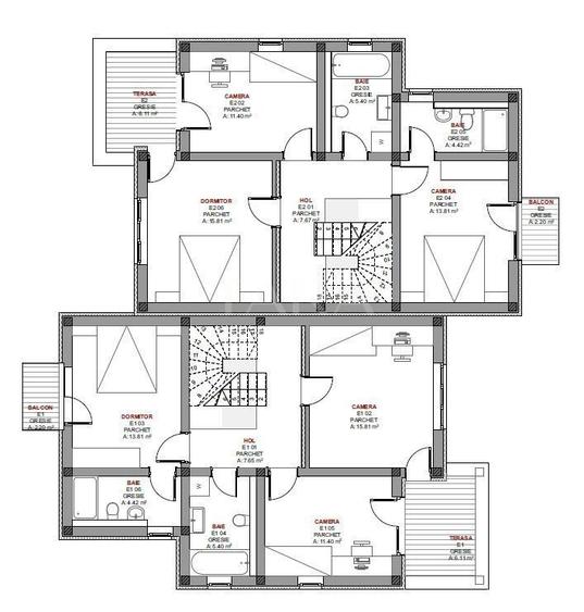 Duplex cu 5 camere cu Canalizare în Feleacu