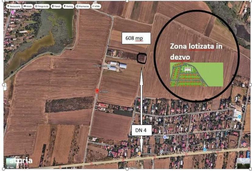 Teren de vanzare intrare in Frumusani - 2