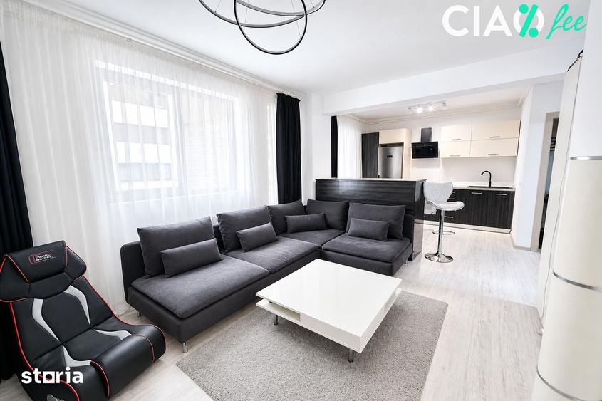 Apartament cu 3 camere semidecomandat în Rahova