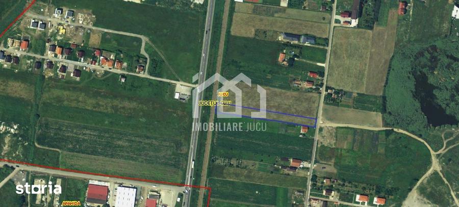 Teren de 2900 mp, în Jucu