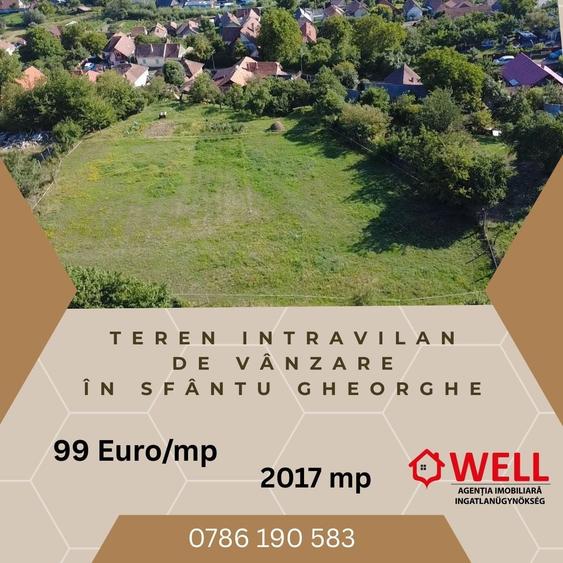 Teren agricol intravilan de 2017 mp, în Simeria