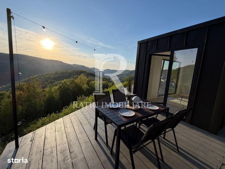 Cabana noua off-grid de vanzare | Priveliste panoramica | Munteni - 1