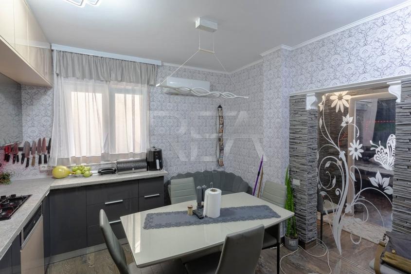 Apartament cu 3 camere decomandat, mobilat în Brâncoveanu