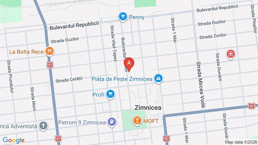 Apartament cu 2 camere semidecomandat, mobilat în Central