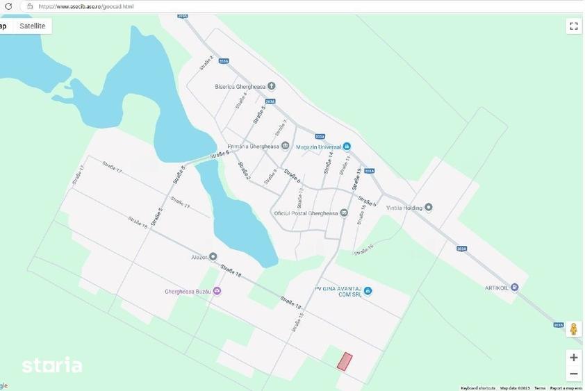 Casă cu 2 camere cu Teren 2549 Mp în Ghergheasa