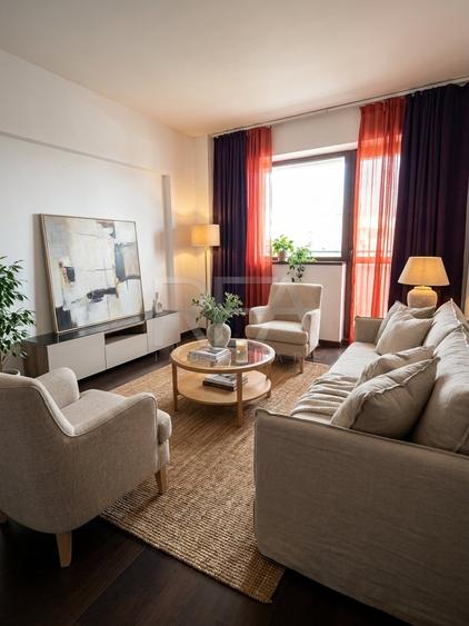 Apartament cu 3 camere decomandat, mobilat în Drumul Taberei