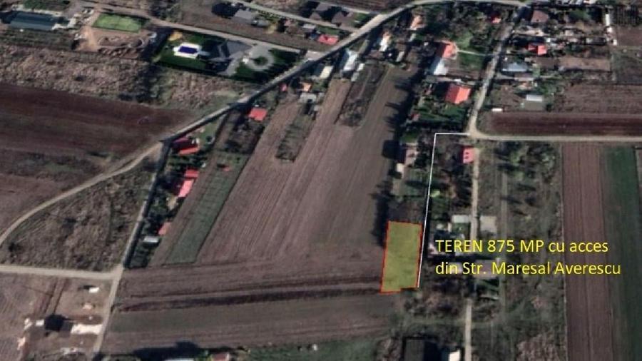 Teren Construcții intravilan de 875 mp, în Ciolpani