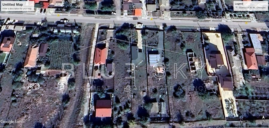 Teren Construcții intravilan de 1173 mp, în Poiana
