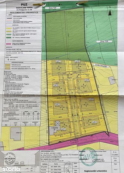Teren de 3900 mp, în Podgoria