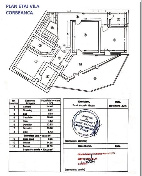 Casă individuală cu 4 camere cu Garaj în Corbeanca