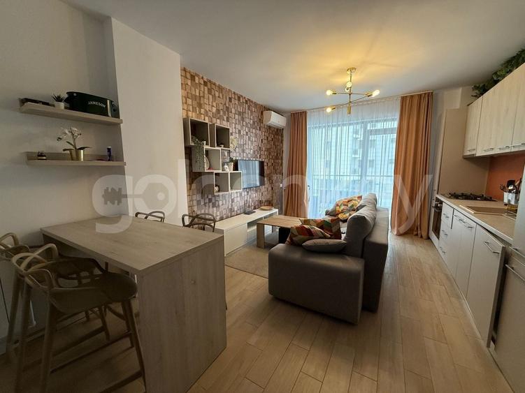 Apartament cu 2 camere semidecomandat, mobilat în Nord — fotografia 2