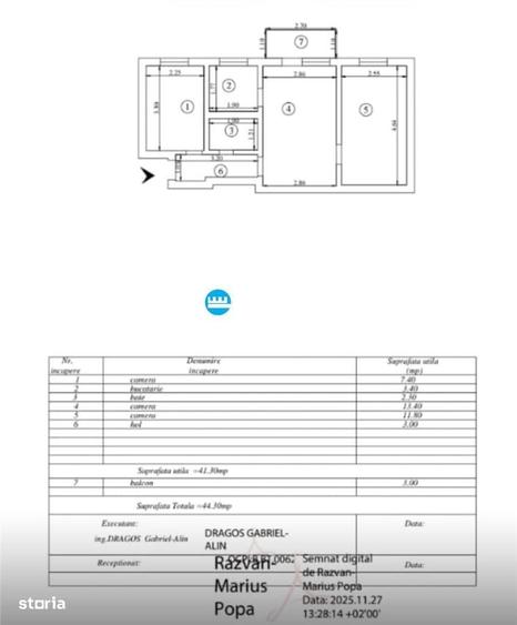 Apartament 3 camere Alexandru cel Bun - 1