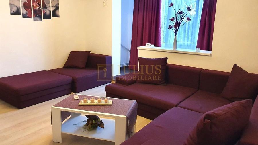 Apartament cu 2 camere semidecomandat, mobilat în Telegrafului