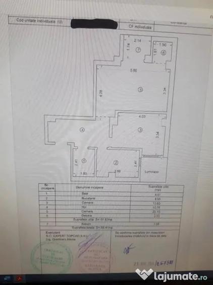 Apartament cu 2 camere decomandat în Primo