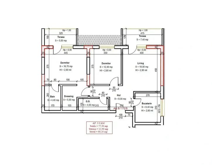 Apartament cu 3 camere decomandat în Theodor Pallady