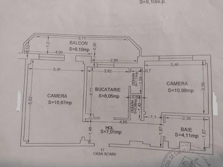 Constanta - direct proprietar 2 camere decomandat - 1