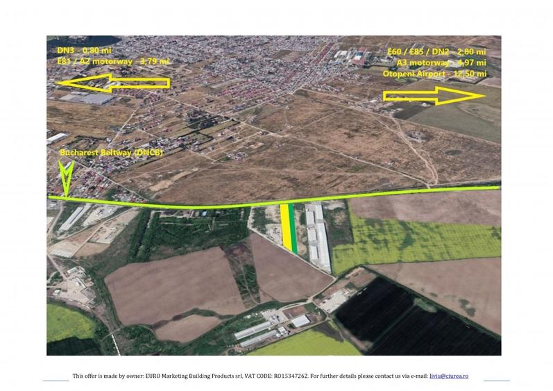 Teren intravilan de 1450 mp, în Centura Est