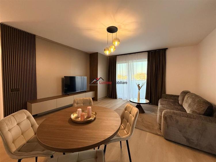 Apartament mobilat si utilat, 55,5 mp plus terasa 25 mp, la cheie in Floresti. - 2