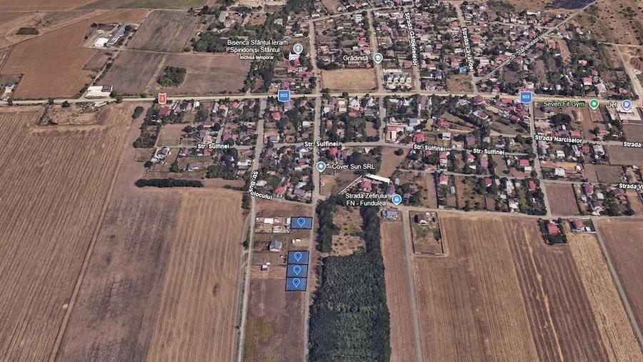 Teren de 2000 mp, în Central