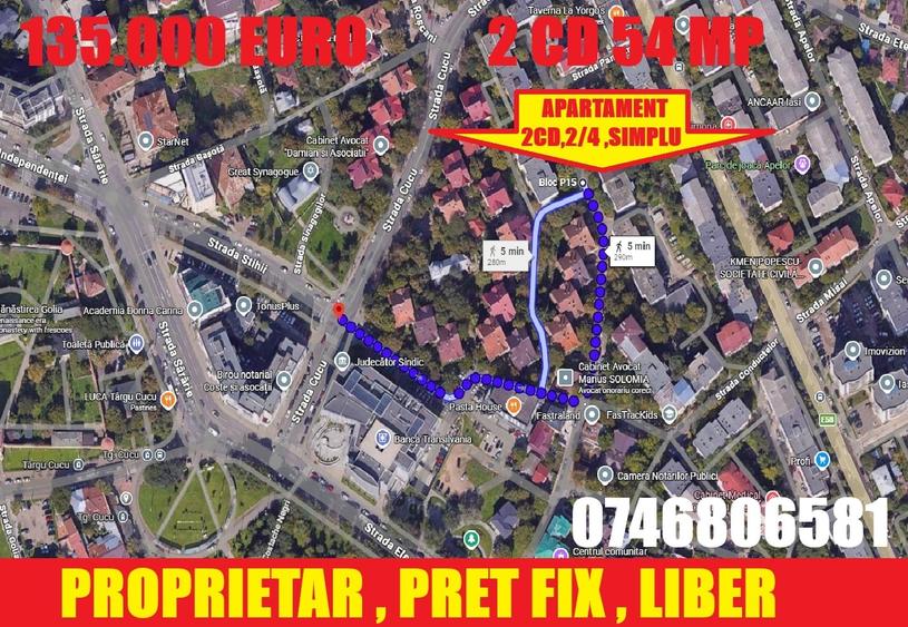 Apartament cu 2 camere în Central