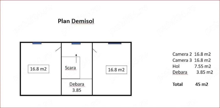 Apartament cu 3 camere decomandat în Elisabetin