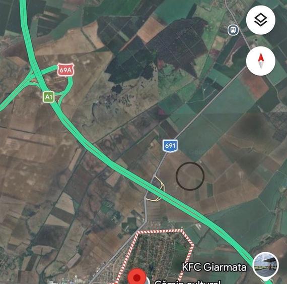 Teren agricol intravilan de 50000 mp, în Giarmata