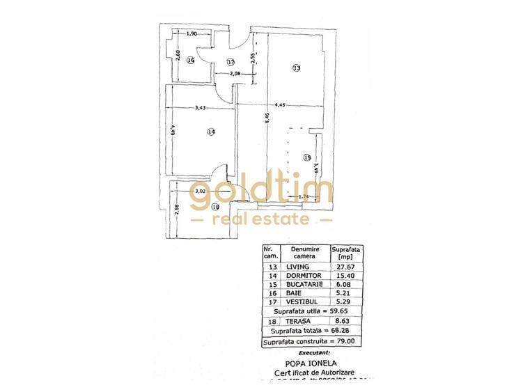 Apartament cu 2 camere semidecomandat, mobilat în Pipera