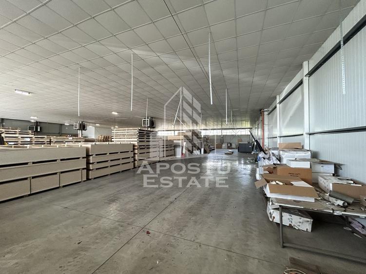 Spațiu industrial, de 1,400 mp, în Lugojului