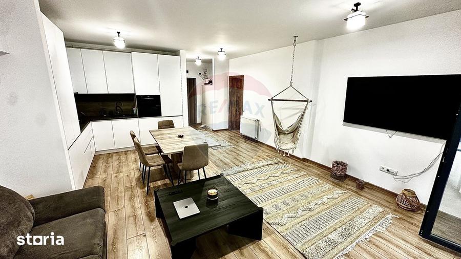 Apartament cu 2 camere, mobilat în Borhanci