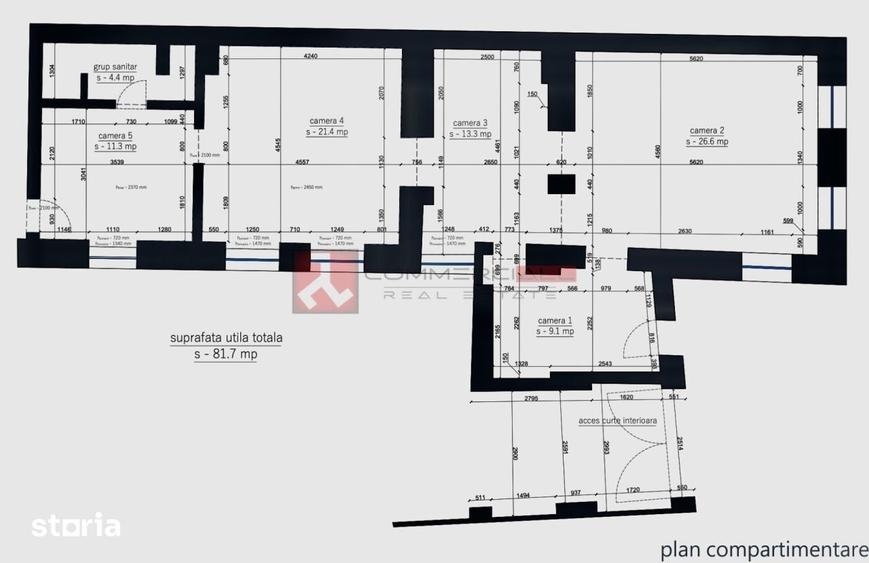 SPATIU COMERCIAL | 82 MP | TERASA | CENTRUL ISTORIC - 14