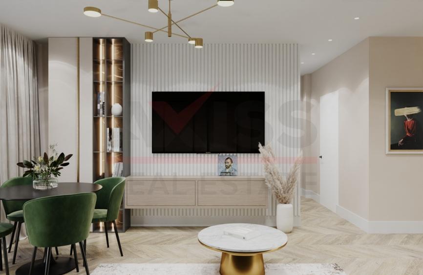 Apartament cu 2 camere decomandat, mobilat în Capitol