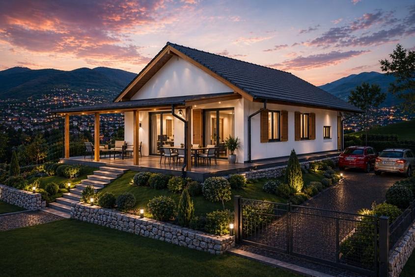 Casă individuală cu 3 camere cu Canalizare în Baia Sprie