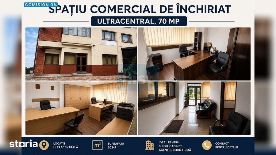 Spațiu comercial, de 70 mp, în Ultracentral