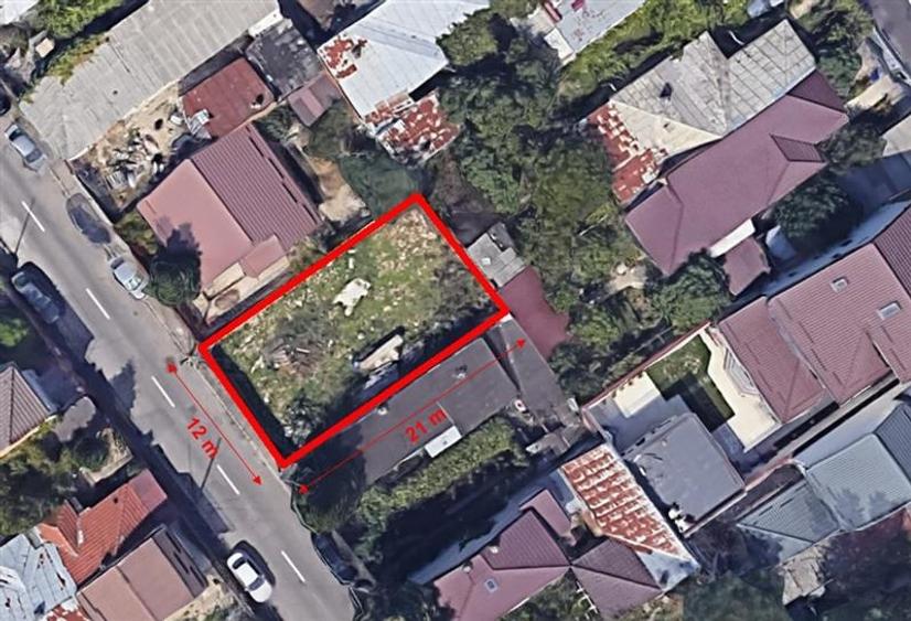 Teren Construcții intravilan de 250 mp, în Colentina