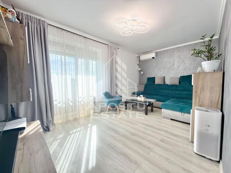 Apartament cu 3 camere decomandat, mobilat în Giroc