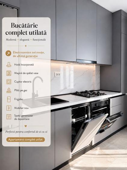 Garsonieră decomandată, mobilată în Central