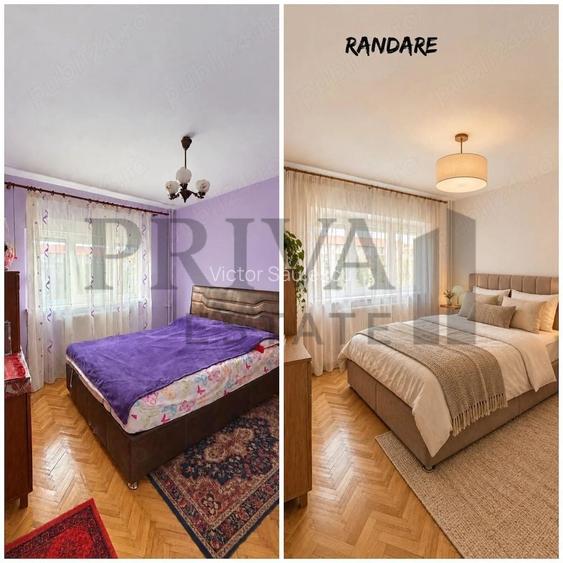Apartament mobilat 3 camere, centrala, zona Lipovei