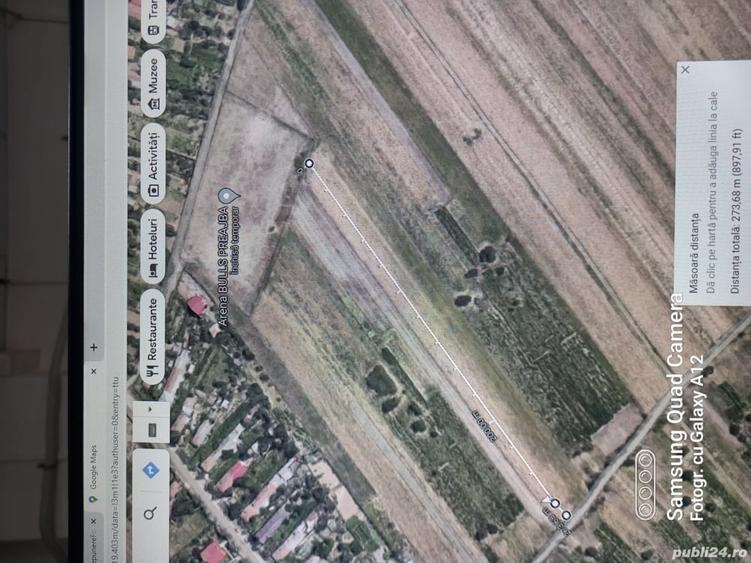 Teren de 3200 mp, în Sud