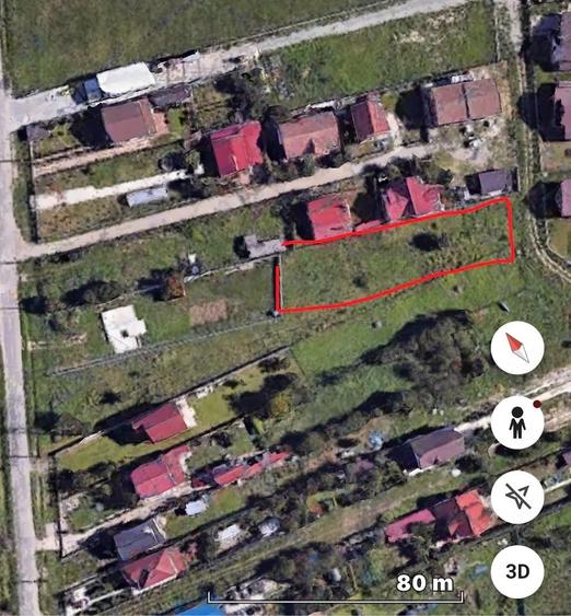 Teren de 1400 mp, în Central