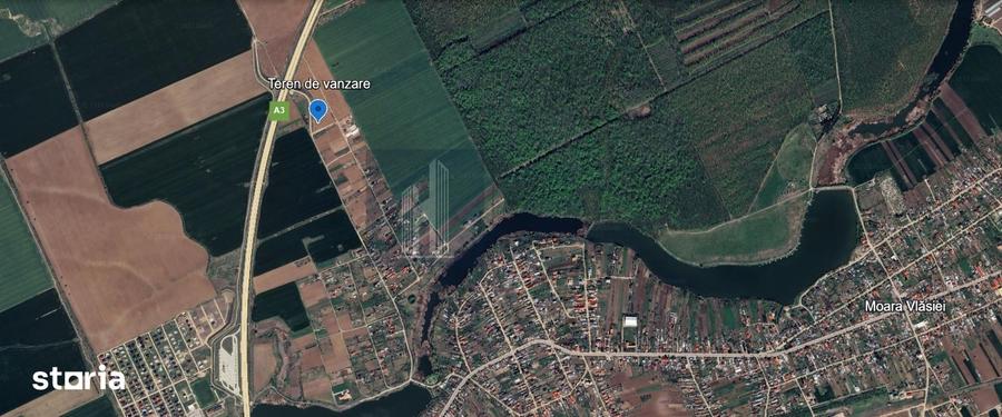 Teren de 2095 mp, în Moara Vlăsiei