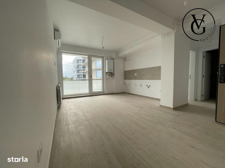 Apartament cu 2 camere semidecomandat în Nord